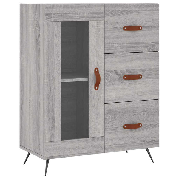 Graues Sideboard Luci 69,5x34x90cm (Holz)