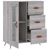 Graues Sideboard Luci 69,5x34x90cm (Holz)