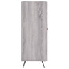 Graues Sideboard Luci 69,5x34x90cm (Holz)
