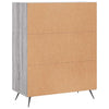 Graues Sideboard Luci 69,5x34x90cm (Holz)