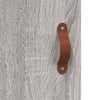 Graues Sideboard Luci 69,5x34x90cm (Holz)