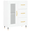 Weißes Sideboard Tachisor 69,5x34x90cm (Holz)