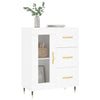 Weißes Sideboard Tachisor 69,5x34x90cm (Holz)