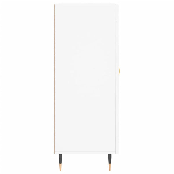 Weißes Sideboard Tachisor 69,5x34x90cm (Holz)
