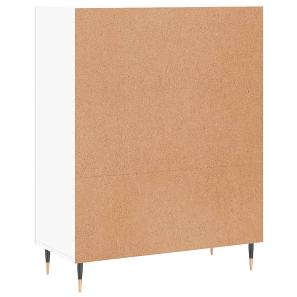 Weißes Sideboard Tachisor 69,5x34x90cm (Holz)