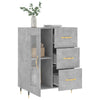 Betongraues Sideboard Tachisor 69,5x34x90cm (Holz)