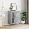 Betongraues Sideboard Tachisor 69,5x34x90cm (Holz)