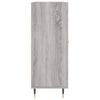 Graues Sideboard Tachisor 69,5x34x90cm (Holz)