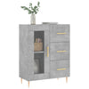 Betongraue Kommode Georgica 69,5x34x90cm (Holz)