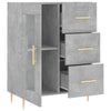 Betongraue Kommode Georgica 69,5x34x90cm (Holz)