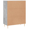 Betongraue Kommode Georgica 69,5x34x90cm (Holz)