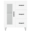 Weißes Sideboard Nastaluta 69,5x34x90cm (Holz)