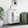 Weißes Sideboard Nastaluta 69,5x34x90cm (Holz)