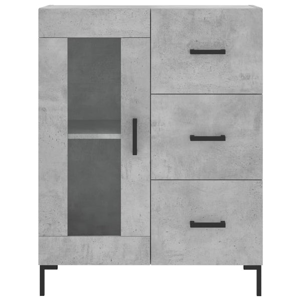 Betongraues Sideboard Emill 69,5x34x90cm (Holz)