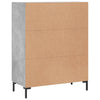 Betongraues Sideboard Emill 69,5x34x90cm (Holz)