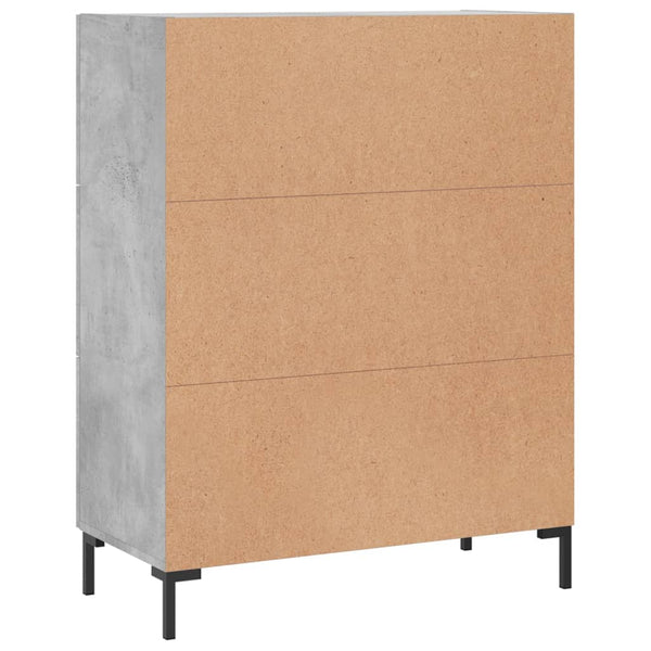 Betongraues Sideboard Emill 69,5x34x90cm (Holz)
