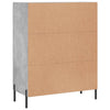 Betongraues Sideboard Medina 69,5x34x90cm (Holz)