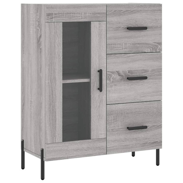 Graues Sideboard Medina 69,5x34x90cm (Holz)