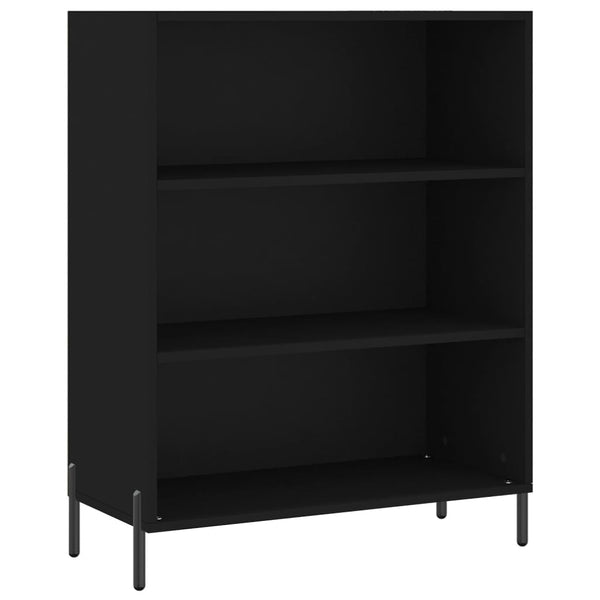 Schwarzer Regalschrank Miguel 69,5x32,5x90cm (Holz)