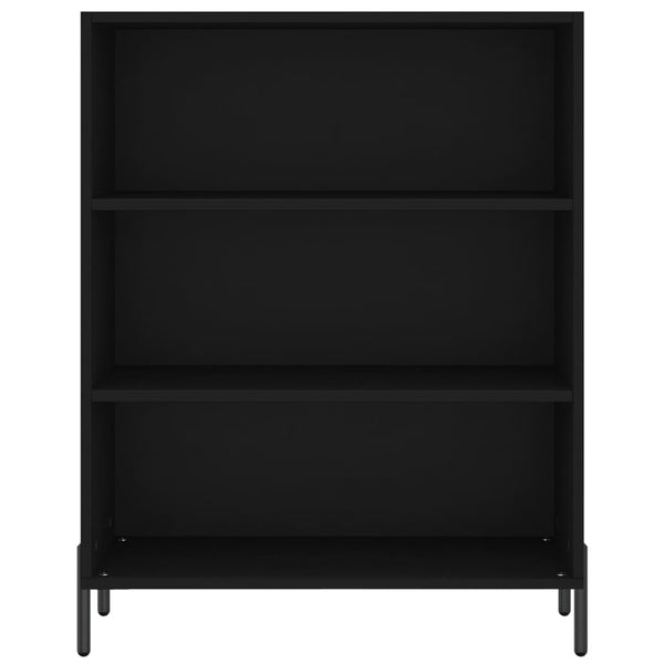 Schwarzer Regalschrank Miguel 69,5x32,5x90cm (Holz)