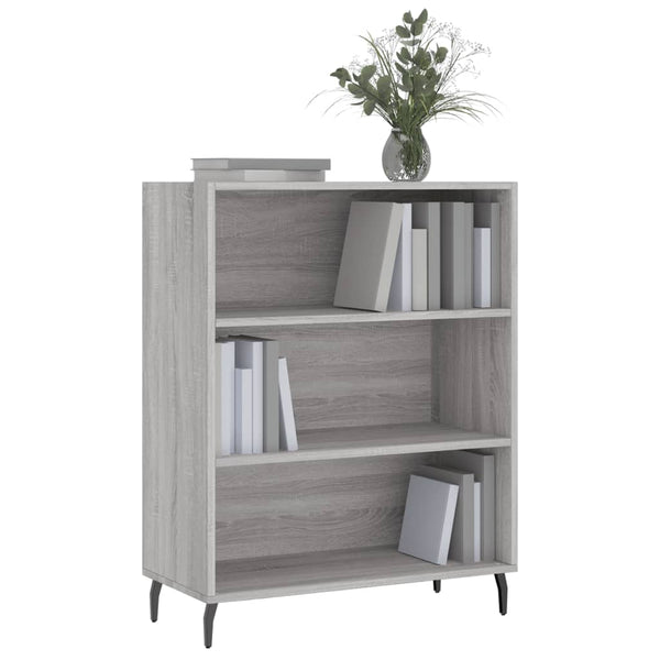 Harmaa hyllykaappi Rumi 69,5x32,5x90cm (puinen)