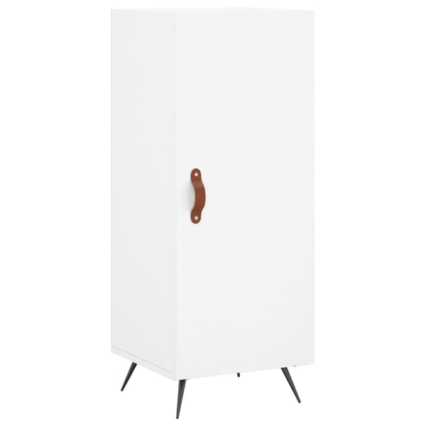 Weißes Sideboard Prohan 34,5x34x90cm (Holz)