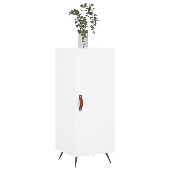 Weißes Sideboard Prohan 34,5x34x90cm (Holz)