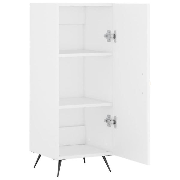 Weißes Sideboard Prohan 34,5x34x90cm (Holz)