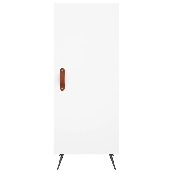 Weißes Sideboard Prohan 34,5x34x90cm (Holz)