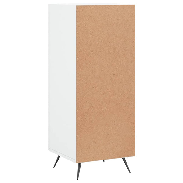 Weißes Sideboard Prohan 34,5x34x90cm (Holz)