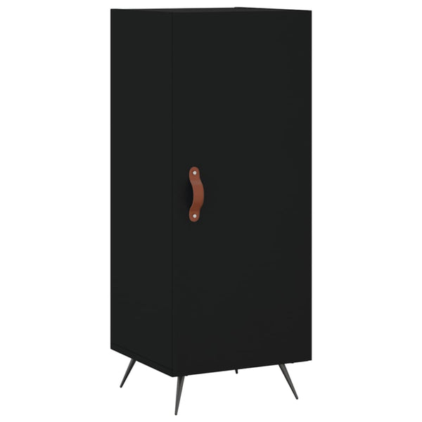 Schwarzes Sideboard Prohan 34,5x34x90cm (Holz)
