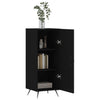 Schwarzes Sideboard Prohan 34,5x34x90cm (Holz)