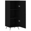 Schwarzes Sideboard Prohan 34,5x34x90cm (Holz)