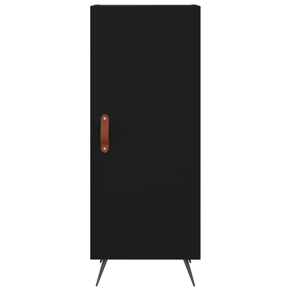 Schwarzes Sideboard Prohan 34,5x34x90cm (Holz)