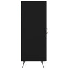 Schwarzes Sideboard Prohan 34,5x34x90cm (Holz)