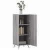 Graues Sideboard Prohan 34,5x34x90cm (Holz)