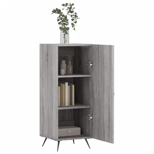 Graues Sideboard Prohan 34,5x34x90cm (Holz)