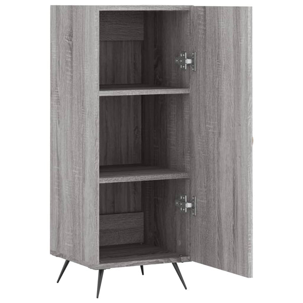 Graues Sideboard Prohan 34,5x34x90cm (Holz)