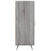 Graues Sideboard Prohan 34,5x34x90cm (Holz)