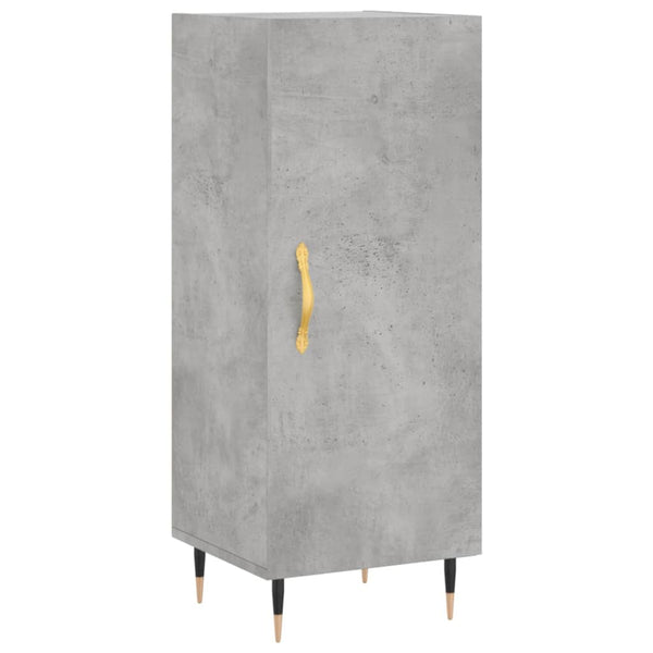 Betongraues Sideboard Gerhald 34,5x34x90cm (Holz)