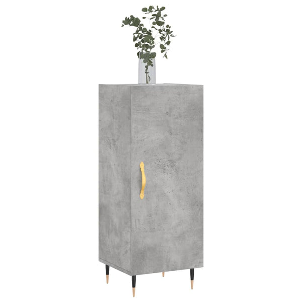 Betongraues Sideboard Gerhald 34,5x34x90cm (Holz)