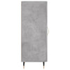 Betongraues Sideboard Gerhald 34,5x34x90cm (Holz)