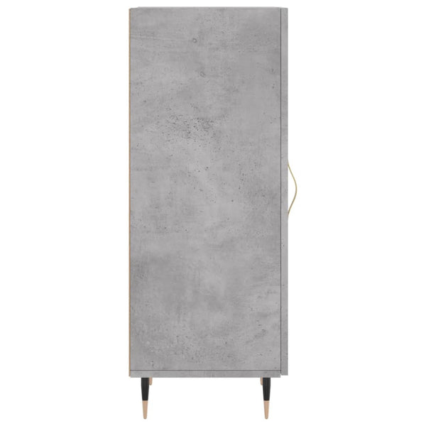 Betongraues Sideboard Gerhald 34,5x34x90cm (Holz)