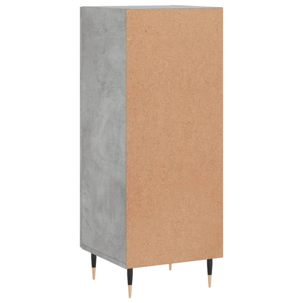 Betongraues Sideboard Gerhald 34,5x34x90cm (Holz)