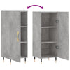 Betongraues Sideboard Gerhald 34,5x34x90cm (Holz)