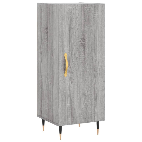 Graues Sideboard Gerhald 34,5x34x90cm (Holz)