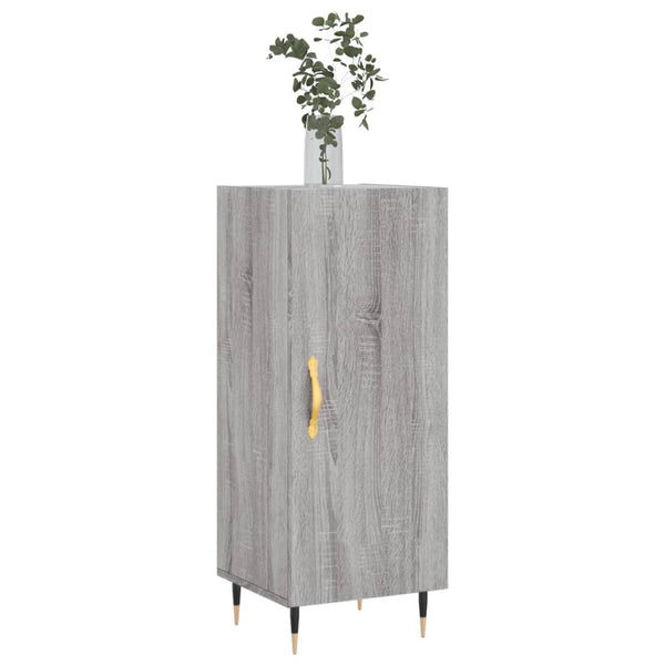 Graues Sideboard Gerhald 34,5x34x90cm (Holz)