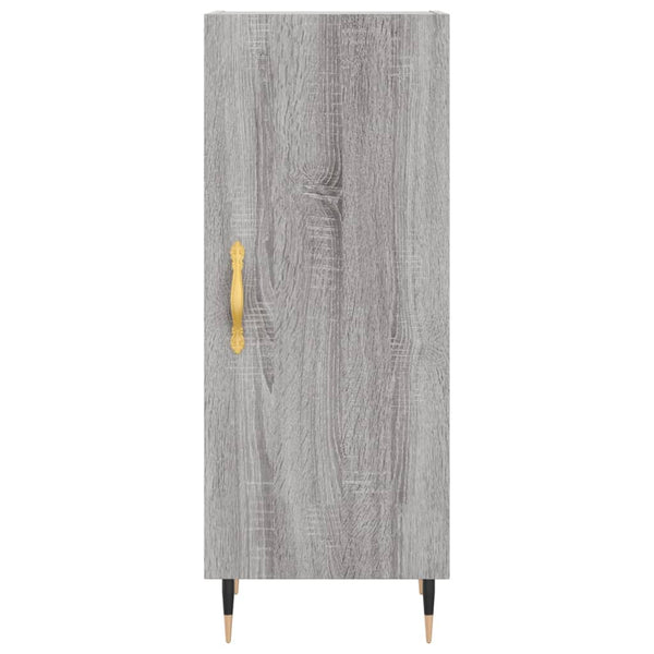 Graues Sideboard Gerhald 34,5x34x90cm (Holz)