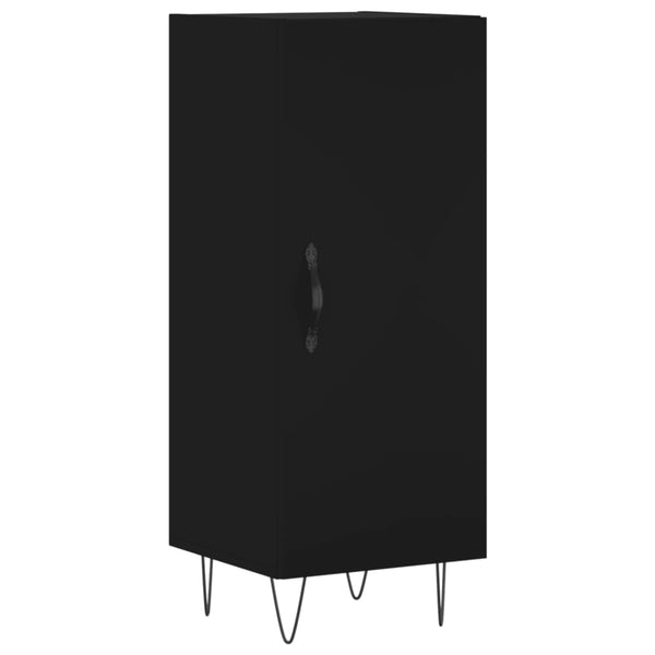 Schwarzes Sideboard Egido 34,5x34x90cm (Holz)