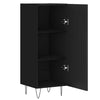 Schwarzes Sideboard Egido 34,5x34x90cm (Holz)